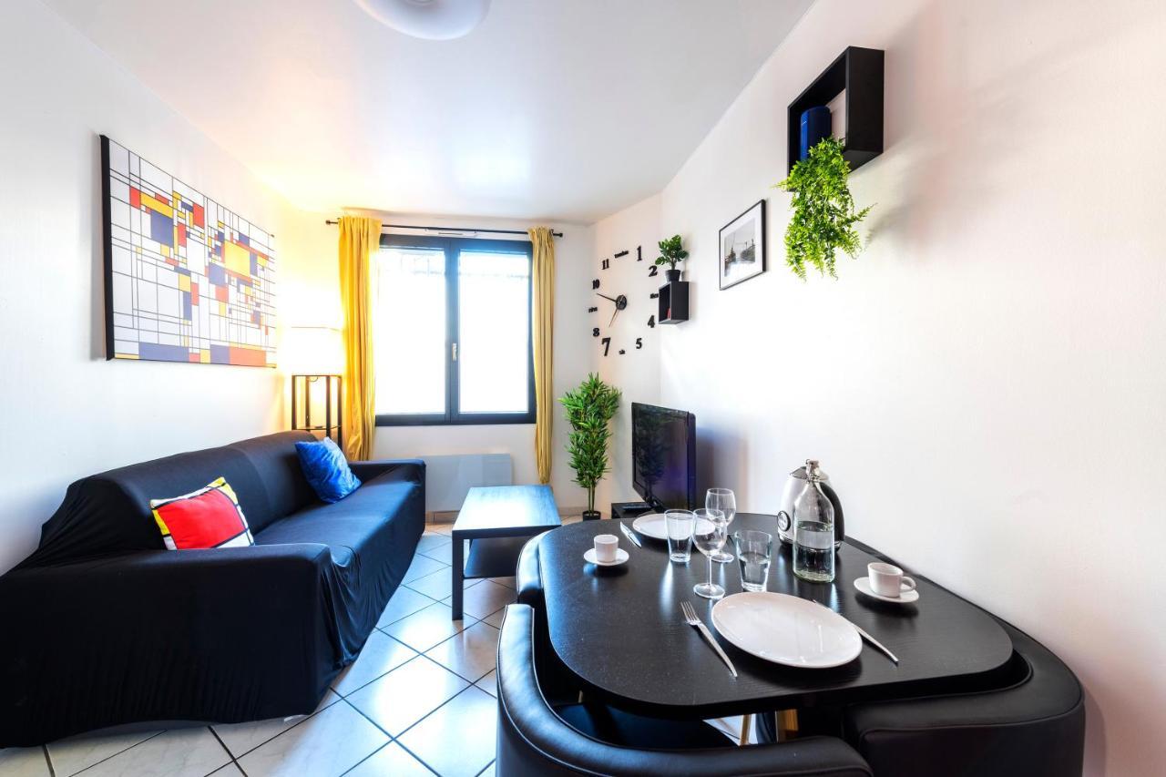 Appartement Entier - Le Mondrian - 1Ch Check-In 24H Villeurbanne Exterior foto